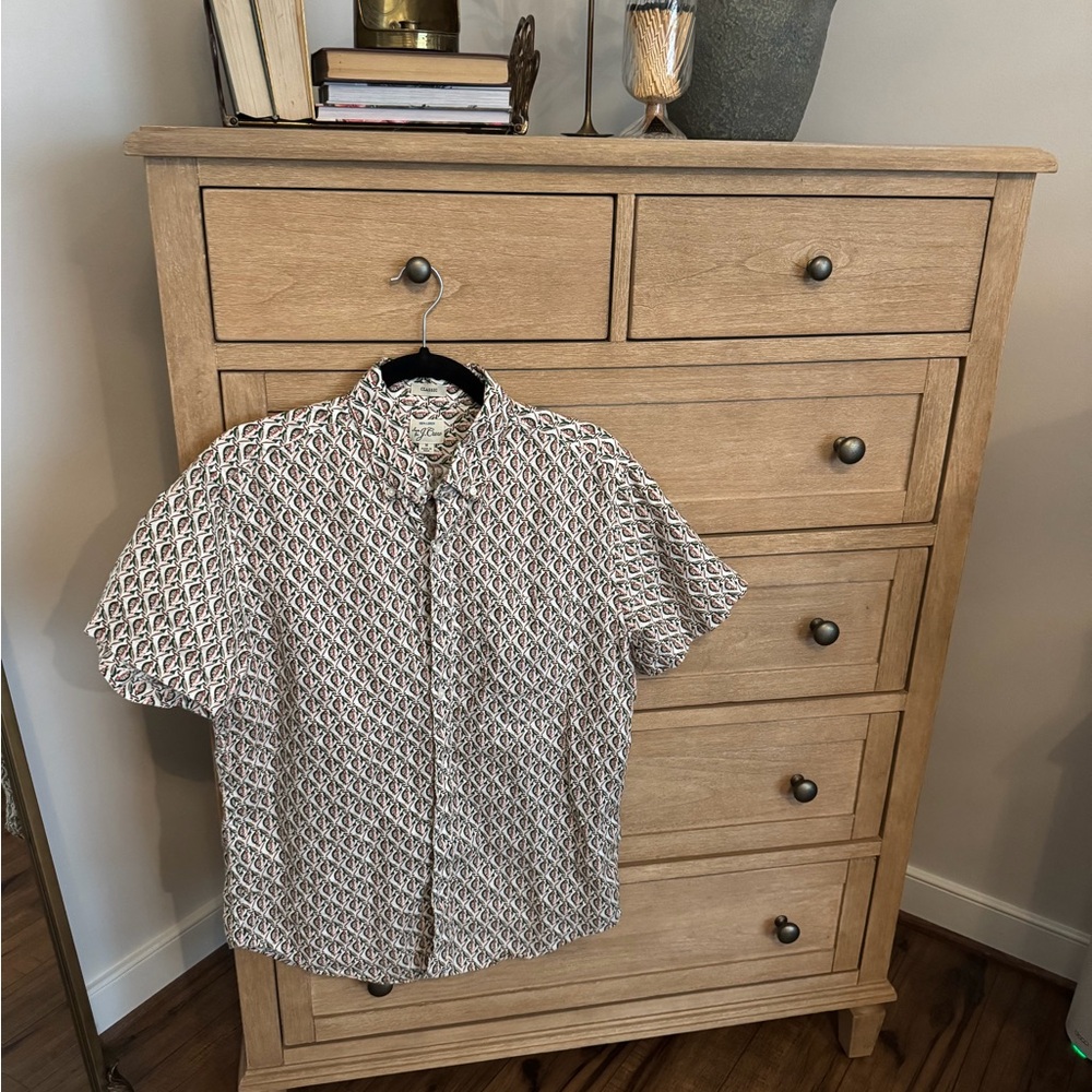 J. Crew 100% Linen shell button up